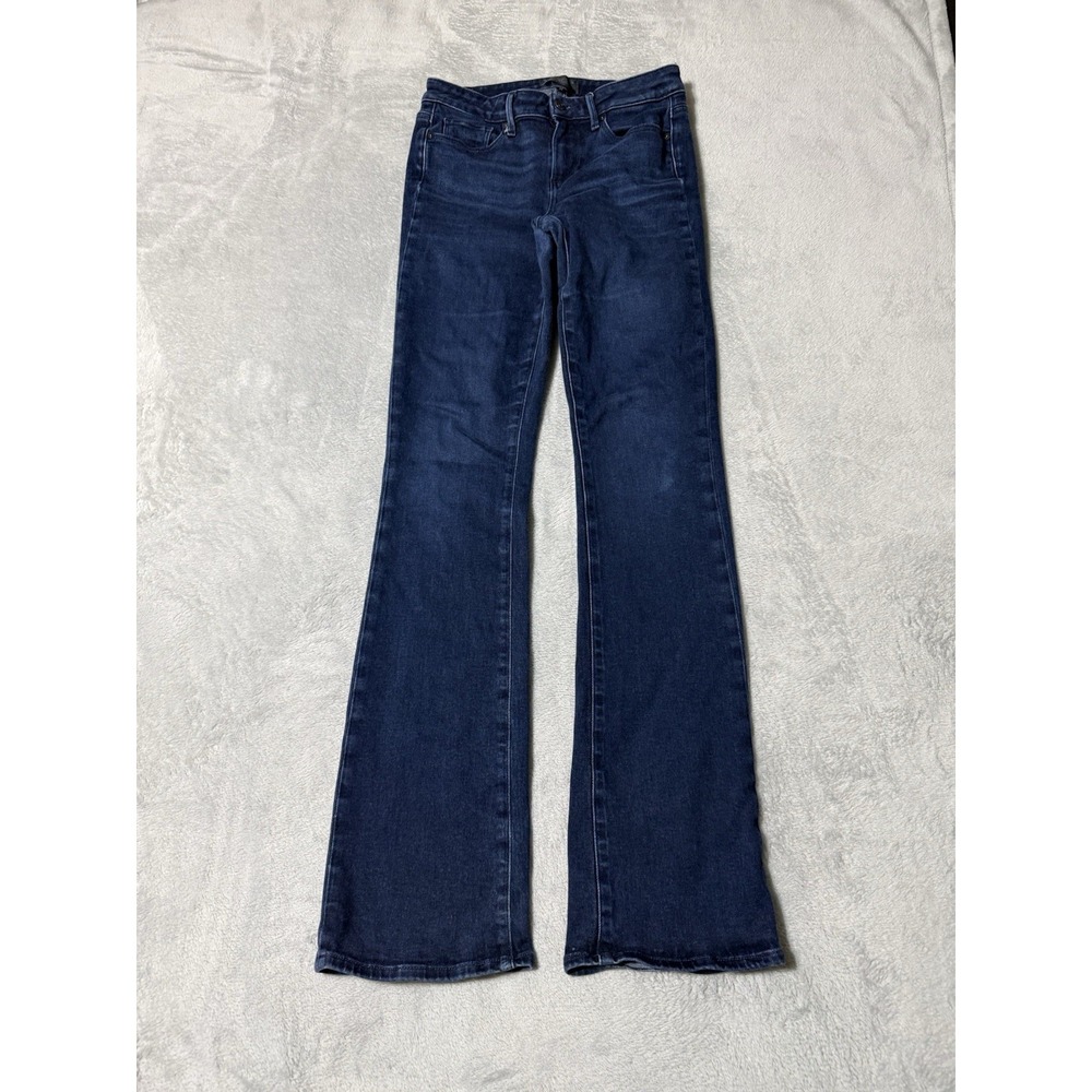 Paige Jeans Womens 27 Manhattan Bootcut Blue Denim Dark Wash 27x33